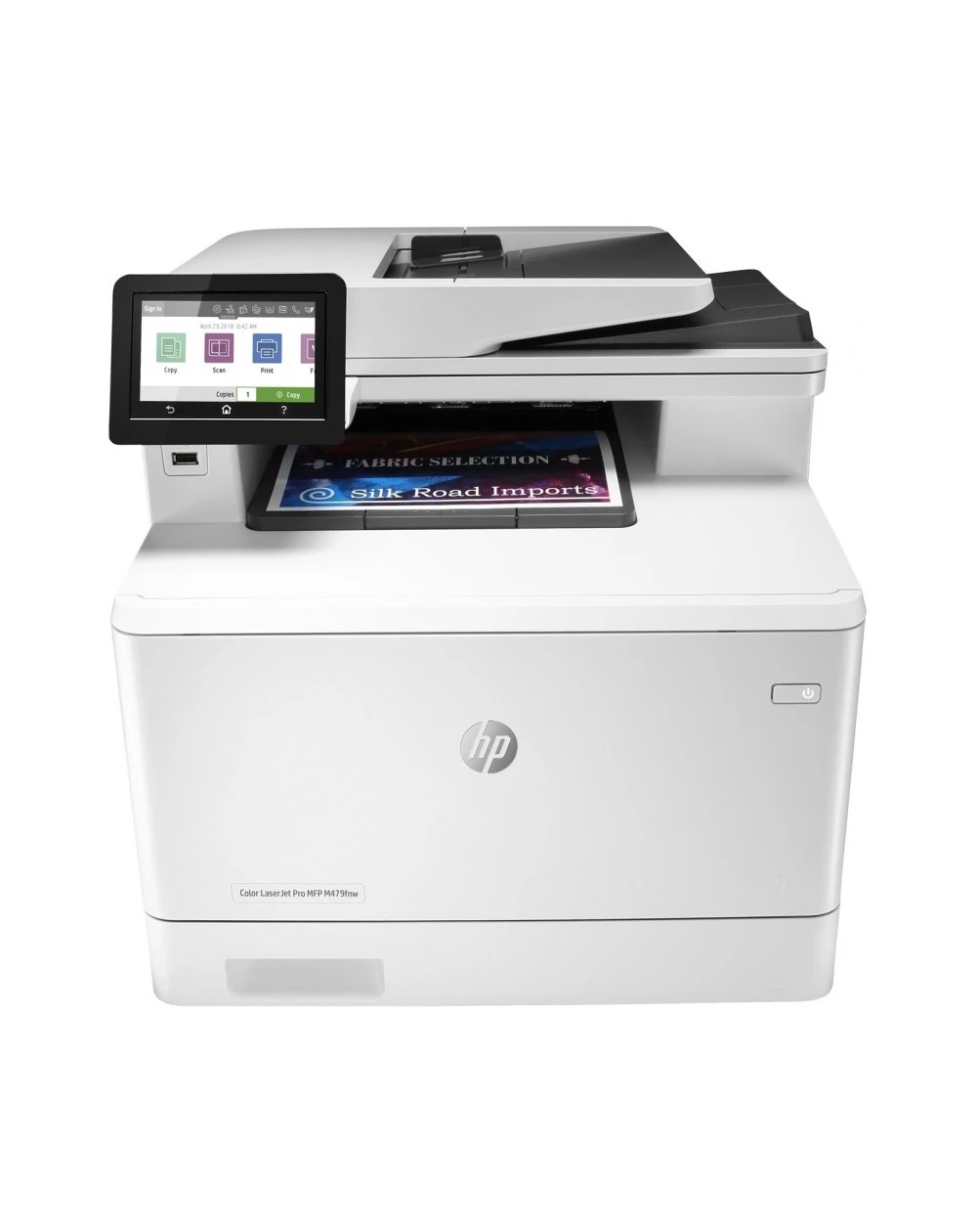 L'HP LaserJet Pro M479dw est une imprimante multifonction couleur laser, rapide et sécurisée, avec impression, copie, numérisation, fax, et connectivité Wi-Fi.